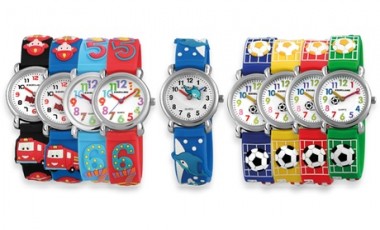 vente privée 1, 2 ou 3 montres en silicone pour enfants de la marque Excellanc