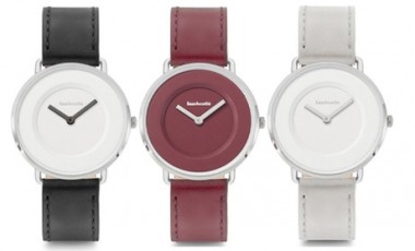 vente privée Montre féminine de la marque Lambretta avec bracelet en cuir véritable, coloris au choix
