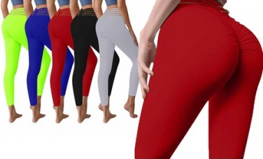 vente privée 1 ou 2 leggings de fitness taille haute, tailles et coloris au choix