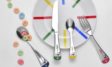 vente privée Set de couverts pour enfants de la marque Benetton