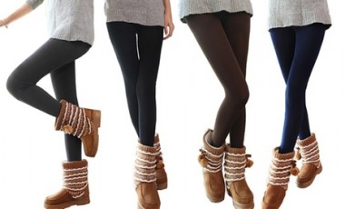 vente privée Lot de 5 leggings en polaire