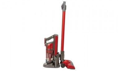 vente privée Aspirateur balai 2 en 1 rechargeable et sans fil de la marque Herzberg, modèle HG8074RD, livraison offerte