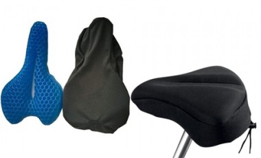 vente privée 1, 2 ou 4 housses de selle amovible en gel et nid d'abeille pour vélo, taille universelle
