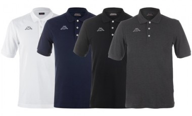 vente privée Lot de 2 polos Kappa 100 % coton pour homme, coloris et taille au choix