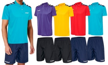 vente privée Ensemble t-shirt et short unisexe Hummel® 100% polyester