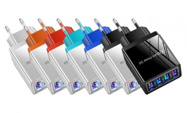 vente privée 1 ou 2 chargeurs muraux avec 4 sorties USB