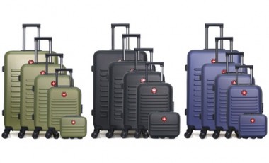 vente privée Lot de 5 valises Wil-U de Swiss Kopper : Bleu marine
