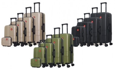 vente privée Lot de 5 valises Uster-U de Swiss Kopper : Bleu marine