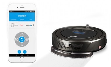 vente privée Robot aspirateur serpillière SWRC110 de H.Koenig connecté avec application wifi