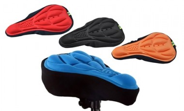 vente privée Housse pour selle de bicyclette rembourrée absorbant les chocs en gel en gel de silicone néoprène respirant