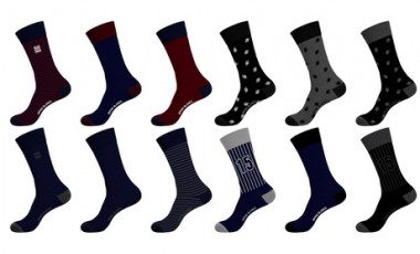 vente privée Lot de 6 Chaussettes de la marque Serge Blanco pour Homme