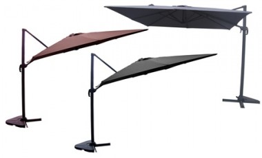 vente privée Parasol ou accessoires Côté Lounge : Parasol déporté Rafaela / Gris