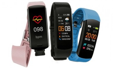 vente privée 1 ou 2 montres connectées étanches avec suivi de la fréquence cardiaque, divers coloris