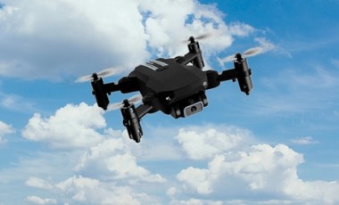 vente privée 1 ou 2 minidrones avec caméra 4K avec support pour smartphone et hélices de rechange, livraison offerte