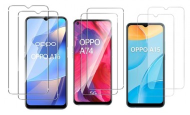 vente privée Lot de 2 protections d’écran en verre trempé pour téléphones Samsung, Xiaomi et Oppo
