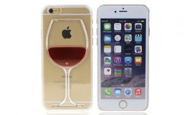 vente privée Coque verre de vin compatible iPhone