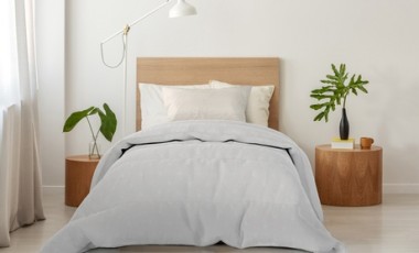 vente privée Couette hiver avec traitement à l aloe vera : 1 place et demi