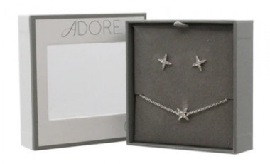 vente privée Bracelet et boucles d oreilles étoile à 4 branches Adore Elegance Premium