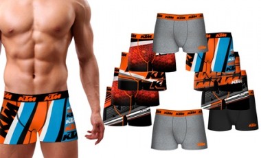 vente privée Pack de 5 ou 10 boxers de la marque KTM