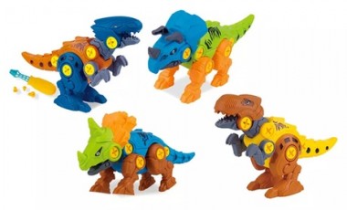 vente privée Jouet construction dinosaure, 4 modèles