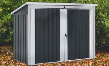 vente privée Rangement pour poubelle métallique S - 240L Basura - Home Deluxe