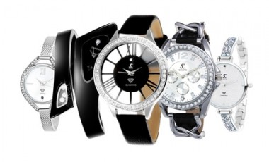 vente privée Montres ornées de cristaux scintillants de la marque SC Crystal