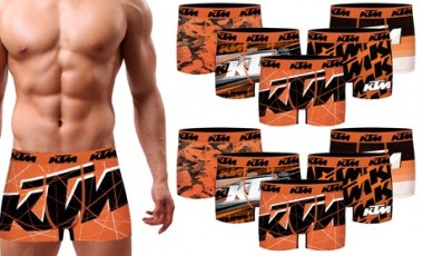 vente privée Pack de 5 ou 10 boxers de la marque KTM pour homme