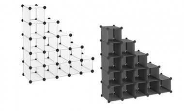 vente privée Étagère 53 cubes modulable, coloris au choix
