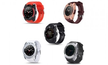 vente privée Montre intelligente à cadran rond, coloris au choix
