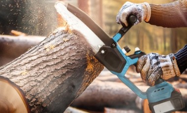 vente privée Tronçonneuse sans fil à double batterie 48 V