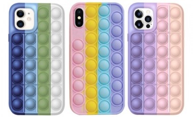 vente privée Coque en silicone avec bulles