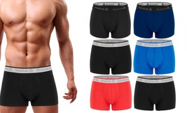 vente privée Lot de 6 boxers pour homme pack surprise Reebok