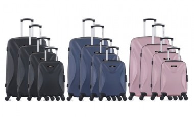 vente privée Set de 4 valises Garibaldi de Blue Star : Or
