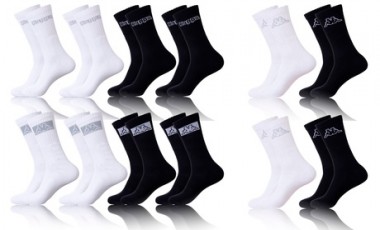 vente privée Lot de 12 paires de chaussettes de sport pour hommes Kappa