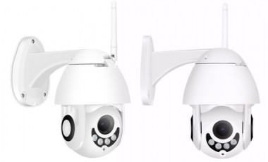 vente privée 1 ou 2 caméras dôme wifi d'extérieur full HD avec audio bidirectionnel
