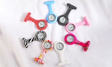 vente privée Montre d'infirmière silicone Adrina de Silkon avec affichage du pouls