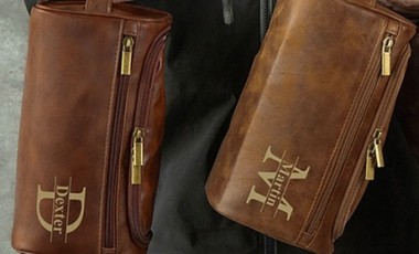 vente privée 2x trousses de toilette personnalisées ; hors frais d expédition de € 17.42