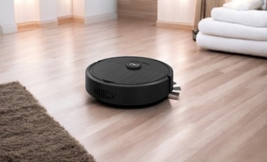 vente privée Robot aspirateur avec brosses bilatérales