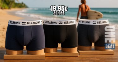 vente privée PACK DE 3 BOXERS À 19,95€