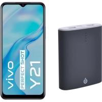 Promo rueducommerce Vivo - Y21 - 64GO - Blanc Perle + Powerbank OFFERT