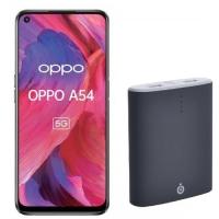 Promo rueducommerce Oppo - A54 - 4/64 Go - 5G - Noir + Powerbank - Charge rapide