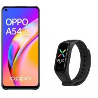 Promo rueducommerce Oppo - A74 5G 128 Go Silver + Bracelet connecté Band Sport Noir
