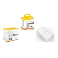 Promo rueducommerce Konyks - Pack Découverte - Priska Max Easy - Prise connectée, un Antalya Easy - 2x Ampoules LED WiFi et un SENSO - Détecteurs d'ouverture WiFi Porte & Fenêtres