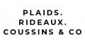 vente privée Plaids. rideaux. coussins & co special grand froid