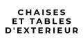 vente privée Chaises et tables d'extérieur