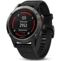 Ventes flash Garmin Fenix 5 GPS Ardoise Bracelet Noir
