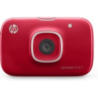 Ventes flash HP Sprocket 2en1 Rouge + MicroSD 8Go + 20 Feuilles