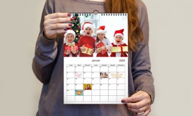 vente privée Calendrier(s) personnalisé(s) A4 sur le site Printerpix