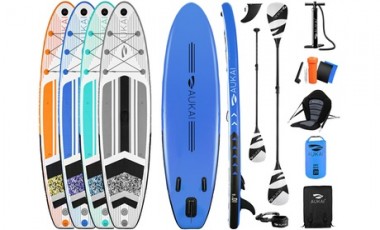 vente privée Planche de Stand Up Paddle de la marque Aukai : Gris