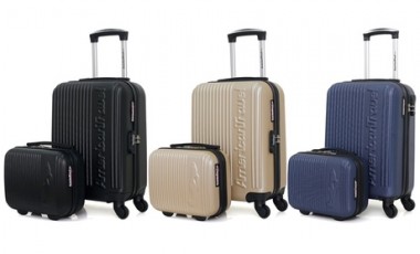 vente privée Valise cabine et vanity Nashville-H d American Travel : Vert eau